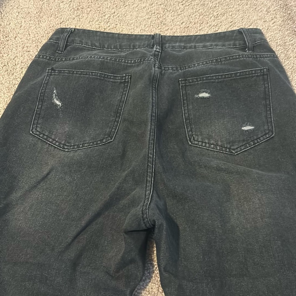 Shein L Tall Black/gray Mom Jeans - Picture 7 of 8